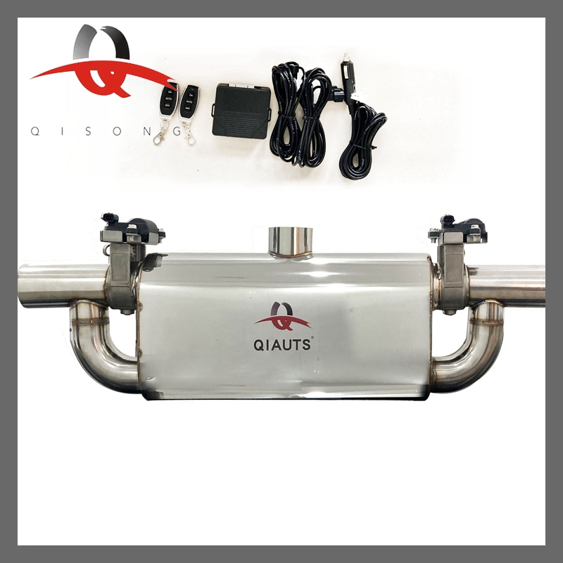 Универсальный глушитель T-Type с двумя выходами для тюнинга