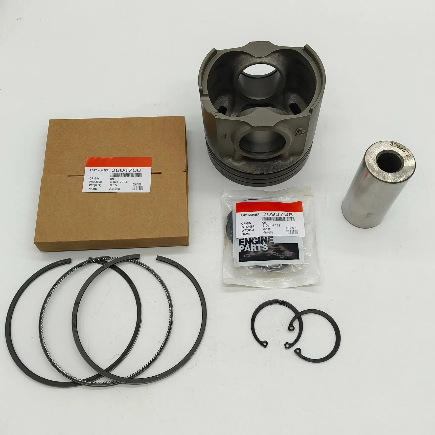 Поршневой комплект Qst30 3804708 для двигателей