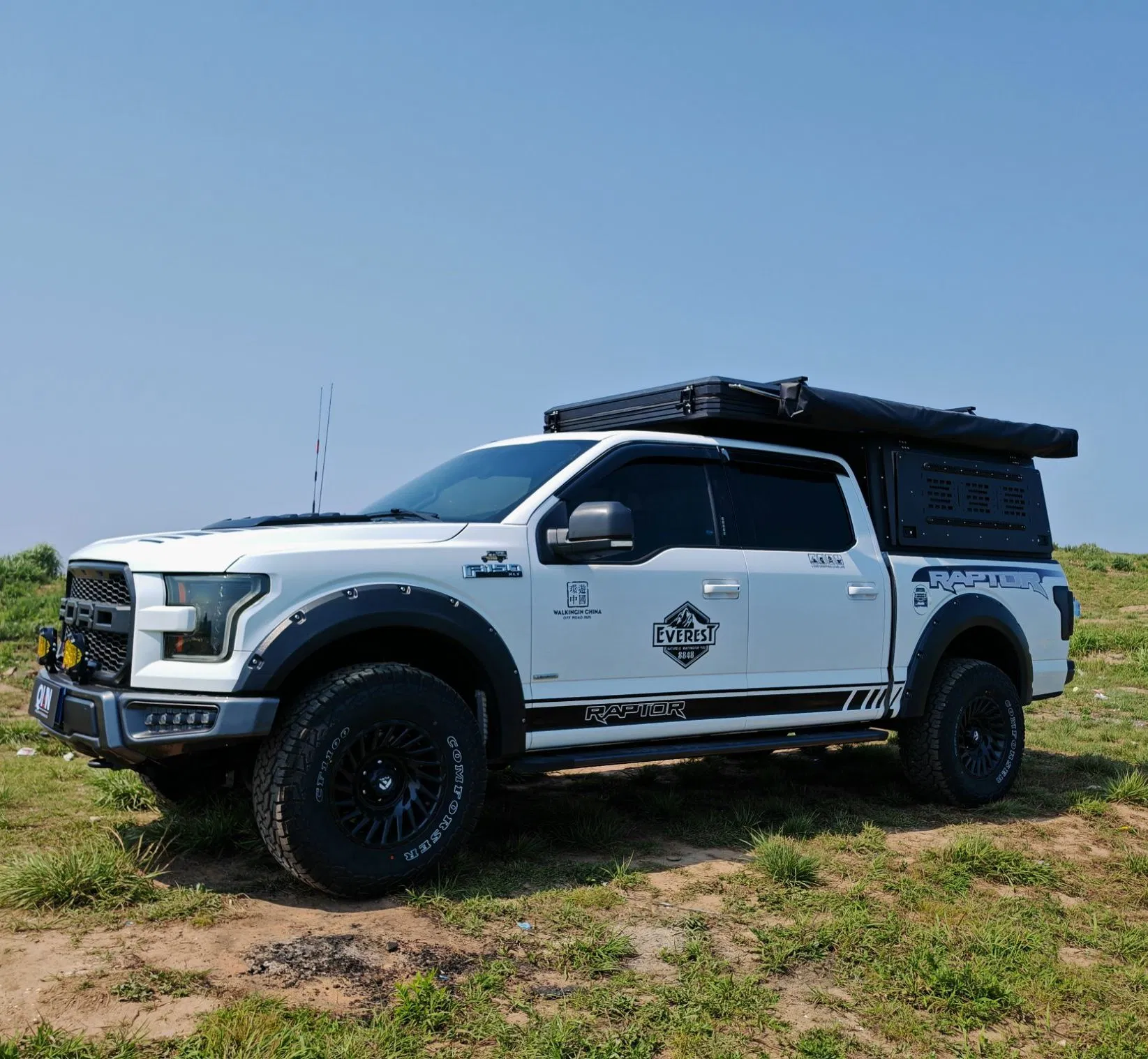 4X4 Offroad Adventure Camping Heavy Duty Aluminum Camper Canopy for Pickup Truck