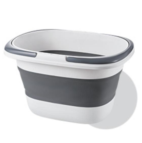 5L Collapsible Bucket with Lid Folding Basket Outdoor