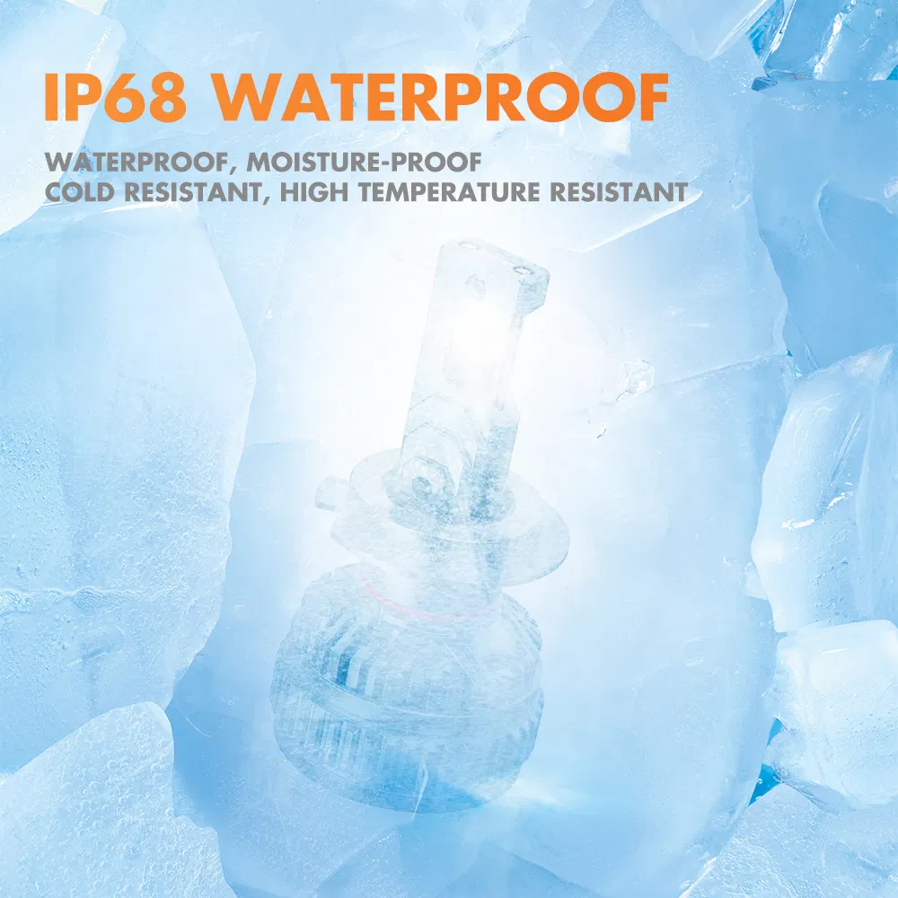 Bkr Gt-80 High Power OEM 160W 13600lm H3 H4 H11 9005 9006 6500K Super Bright LED Canbus Free Car Headlight Car LED Headlight Bulb