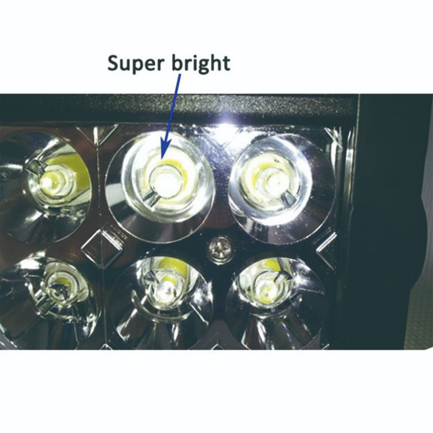 White/Amber Flashing Turn Signal Lamp LED Bar Light for Car