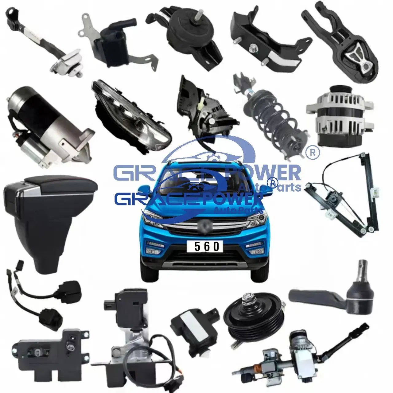 Good Performance Auto Parts OE 4121010-Fk02 Left Headlight for Dongfeng Dfsk Fengguang / Glory S560