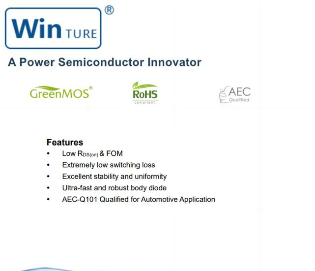 Boost Pfc Telecom Power Osg65r099hszaf To247 Vds 650V RDS99mΩ Fast Recovery Diode High Voltage Mosfet