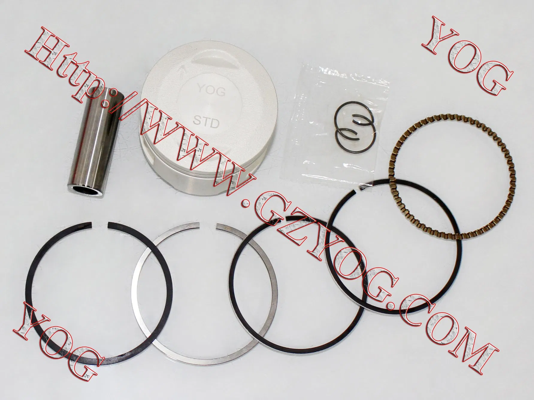 Motorcycle Engine Spare Parts Piston Kit Ring Kit Piston Cg125 Ybr125 Bajaj Boxer