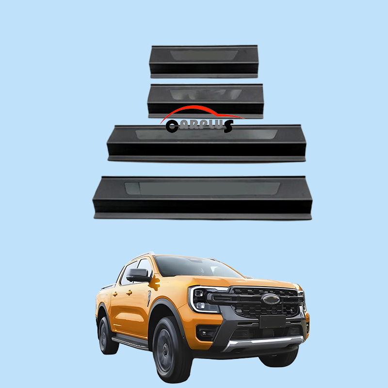 Door Sill Plate for Ranger T9 2023 Car Side Step Door Skulff Plate Running Board Body Kits Footboard Plate Body Kits Accessories