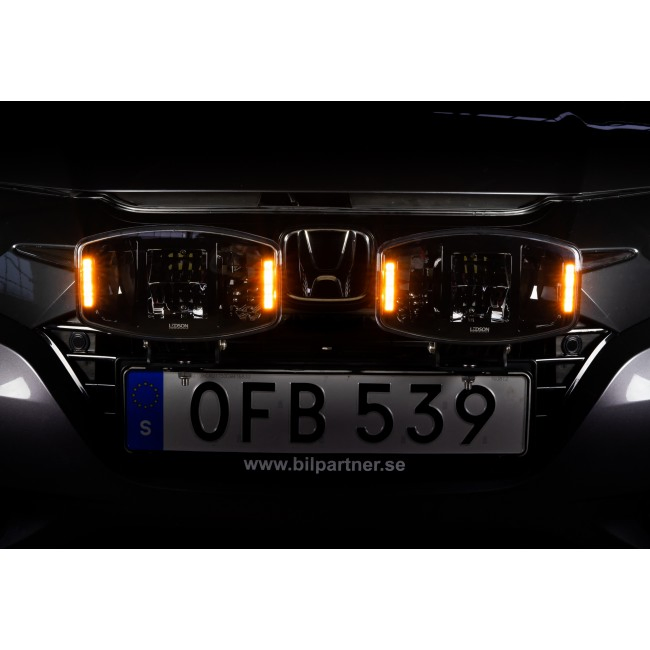 Круглая светодиодная фара Brtled 9 дюймов, белый и желтый свет