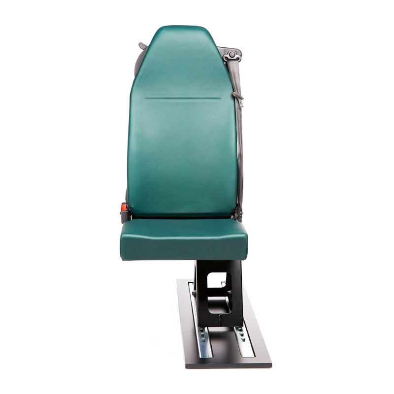 3-Point Safety Belt Swivel Folding Ambulance Leather Seat