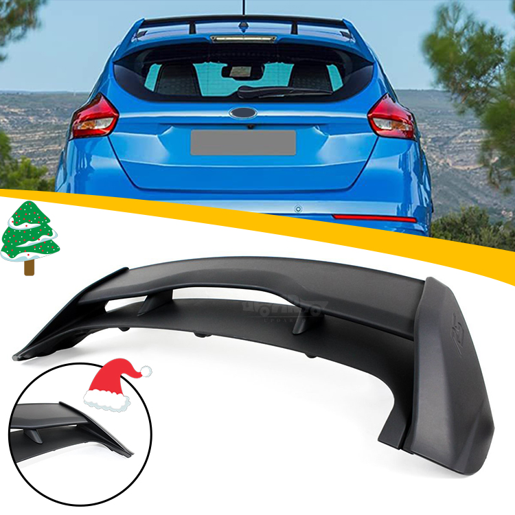 Sample Customization RS Style Rear Roof Spoiler for Ford Focus Se Hatchback 2012-2018