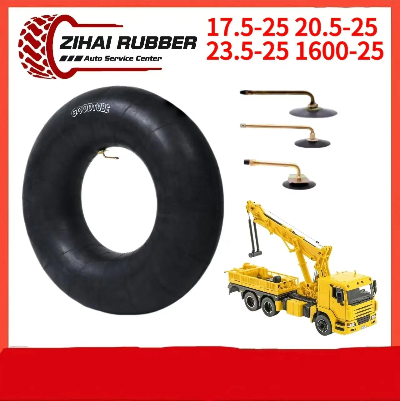Qingdao Factory Butyl Rubber Mine Natural Truck OTR Tyre Tractor 20.5-25 23.5-25 17.5-25 1600-25 1400-25 Tire Tube