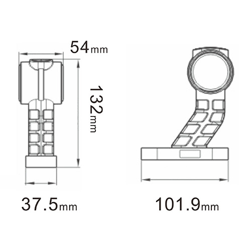 Боковой габаритный фонарь NS-M6 для Volvo