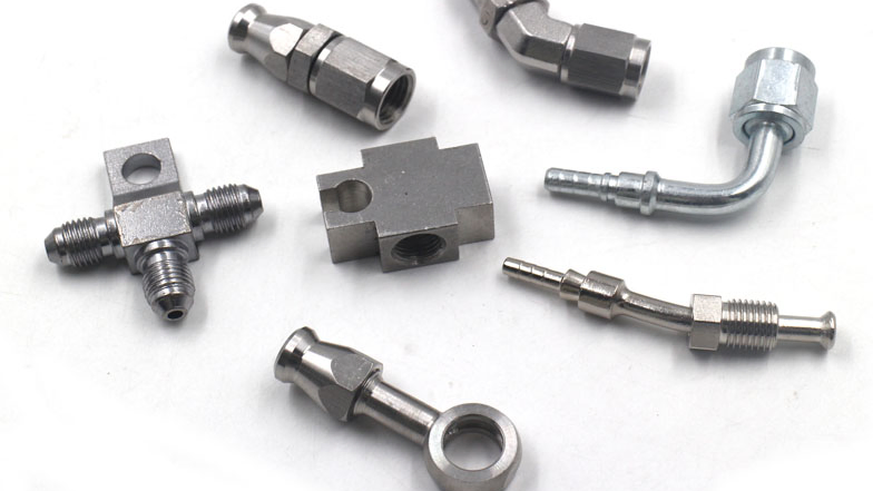 D0713-002 Fbch17-001A01 M10X1 Thread An3 3an Hydraulic PTFE Brake Hose Line Connector Ending Brake Pipe Fitting