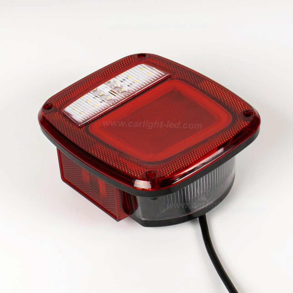 Stop Position Tail License Plate Reversing Light Jeep Wrangler Cj Tj Yj