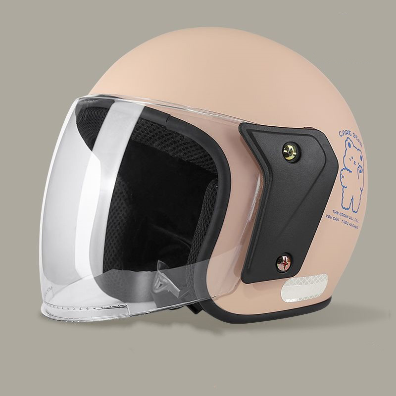 Hot Selling 3c Certified Men's Women's Half Helmets All Seasons Warm Sun-Proof Motorcycle Helmets