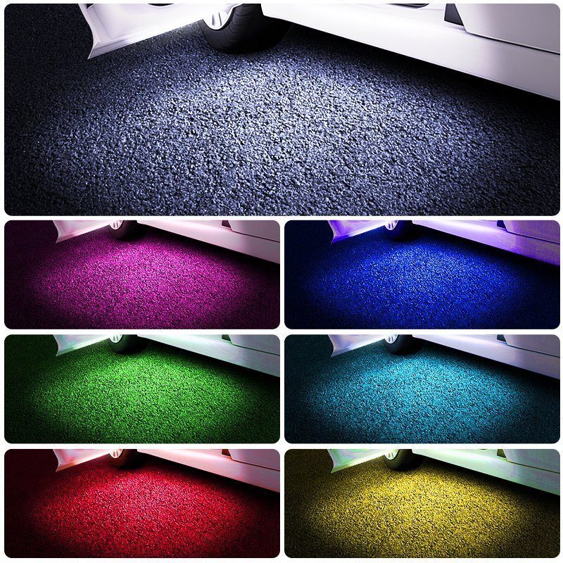 Беспроводная светодиодная лампа для дверей авто с датчиком