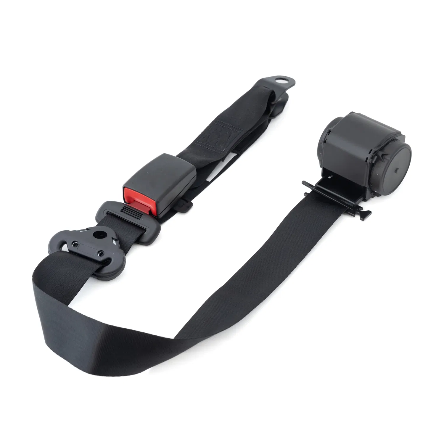 Аварийный инерционный ремень безопасности с трехточечным креплением