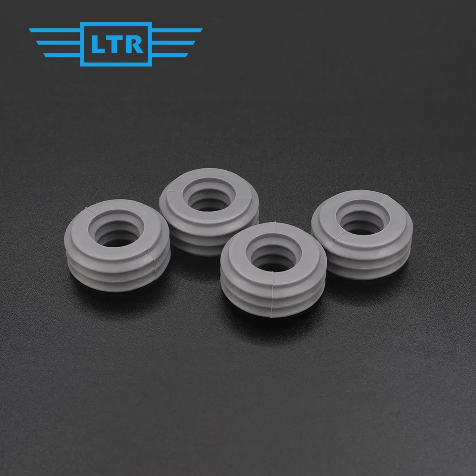 Customized NBR, FKM, EPDM, Silicone Rubber Grommet Protective Coil Cable Wire Protective Ring