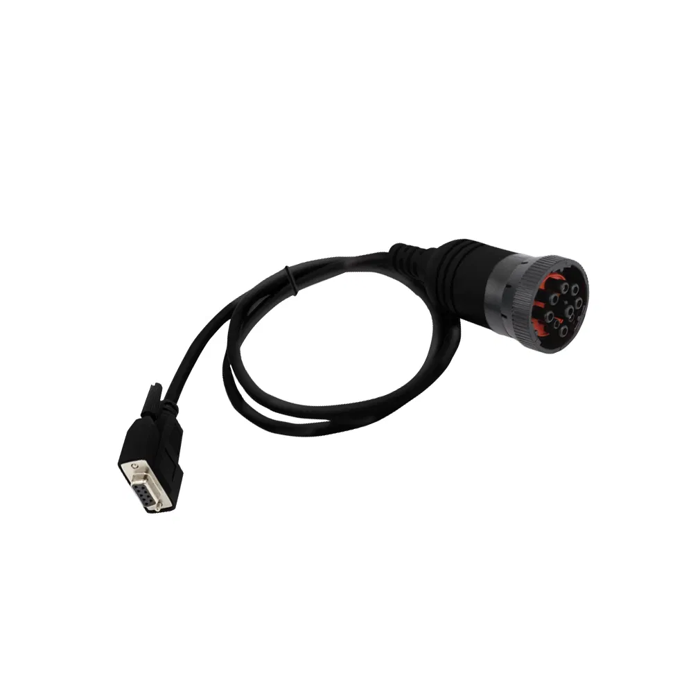 Кабель OBD2 OBD II J1939 9 Pin Deutsch для авто, черный
