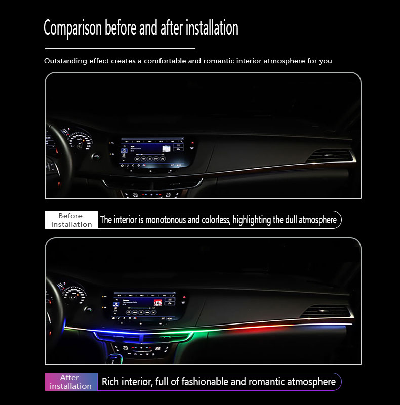 USB-лента для подсветки салона авто 1.2 м