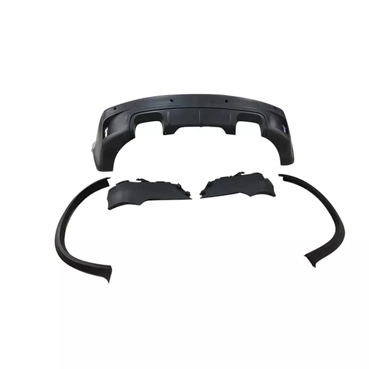 High Quality Fit for 2008-2013 BMW E70 X5 Upgrade to X5m Style Bodykit Include Front Rear Bumper Side Skirt Wheel Brow Fender