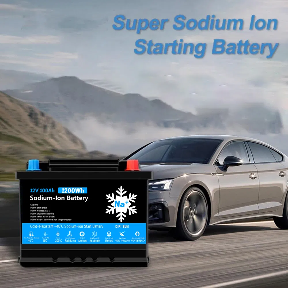 Натрий-ионный аккумулятор 12V 60-100ah для авто и солнечных систем