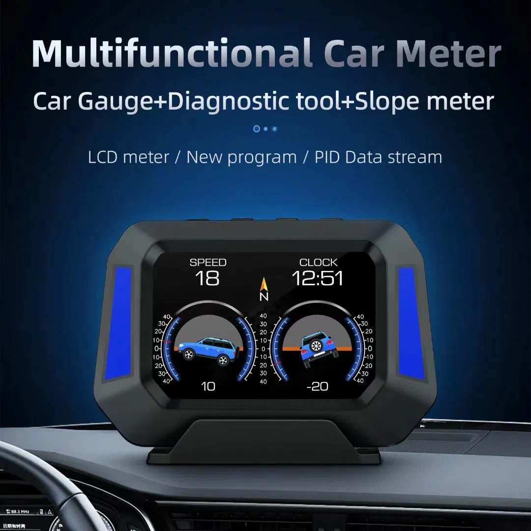 P21 Auto Electronics 0bd2 Speedometer with Multi-Language Display on-Board Speed Monitoring for OBD