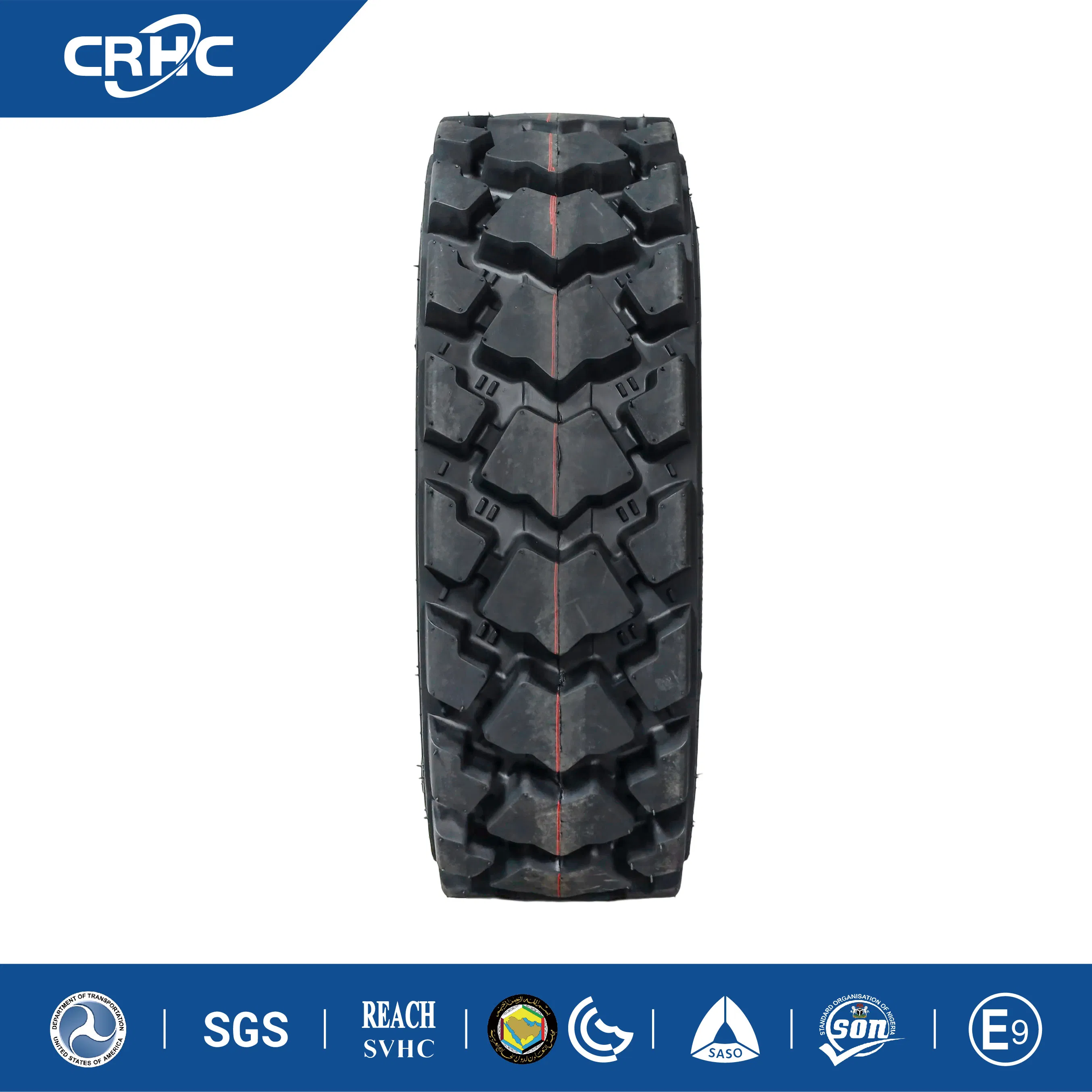Heavy Duty Solid Industrial Tire and Pneumatic Forklift Tyre for Skid Steer Loader and in Size 10-16.5 and 12-16.5