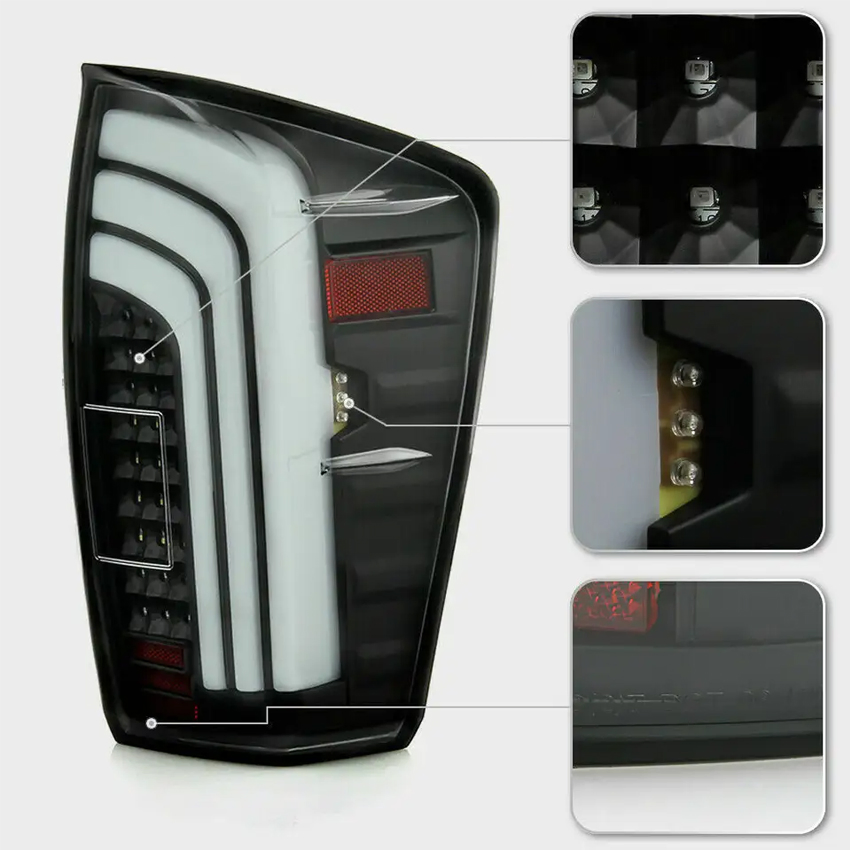 for Tacoma Pickup Truck Taillight Tail Lamp Rear Tail Light Stop Light Brake Light Turn Signal Lamp Auto Accessories