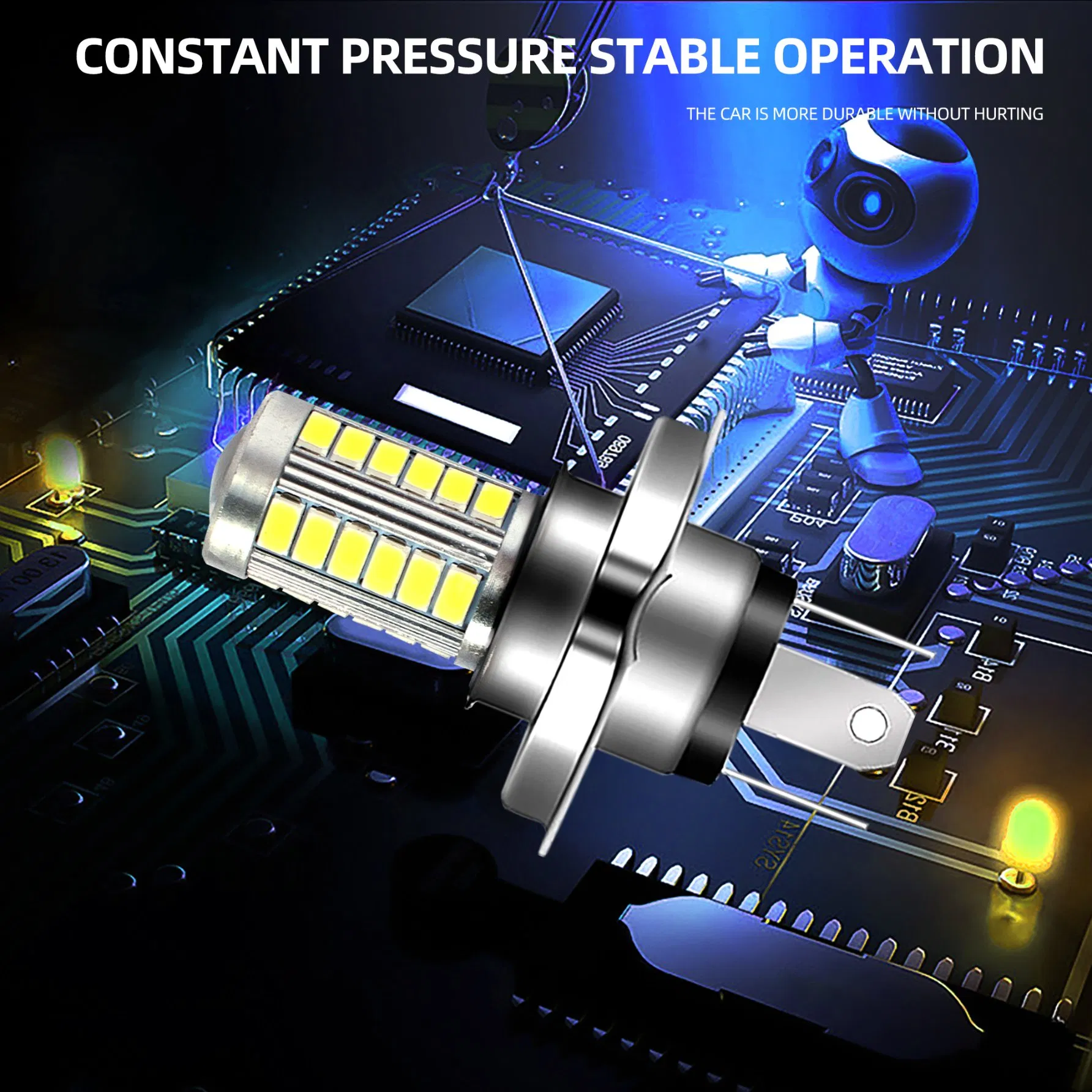 Светодиодные лампы H4 33 12V 2W для стоп-сигнала