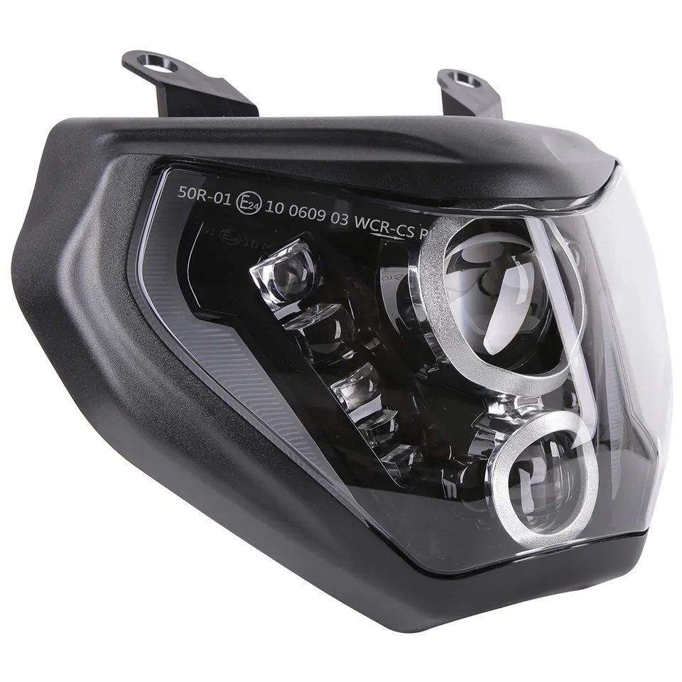 Светодиодная фара для Yamaha MT07/MT09 с DRL, сертифицирована E-mark