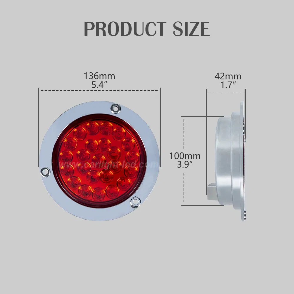 LED Tail Brake Reverse Light for Truck Trailer Tractor RV Ship Yacht