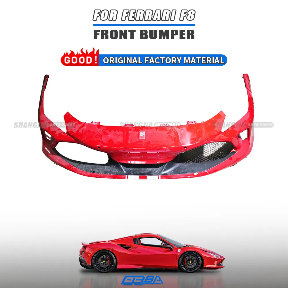 Original material Front Bumper for Ferrari F8 985983438 pure dismantling parts