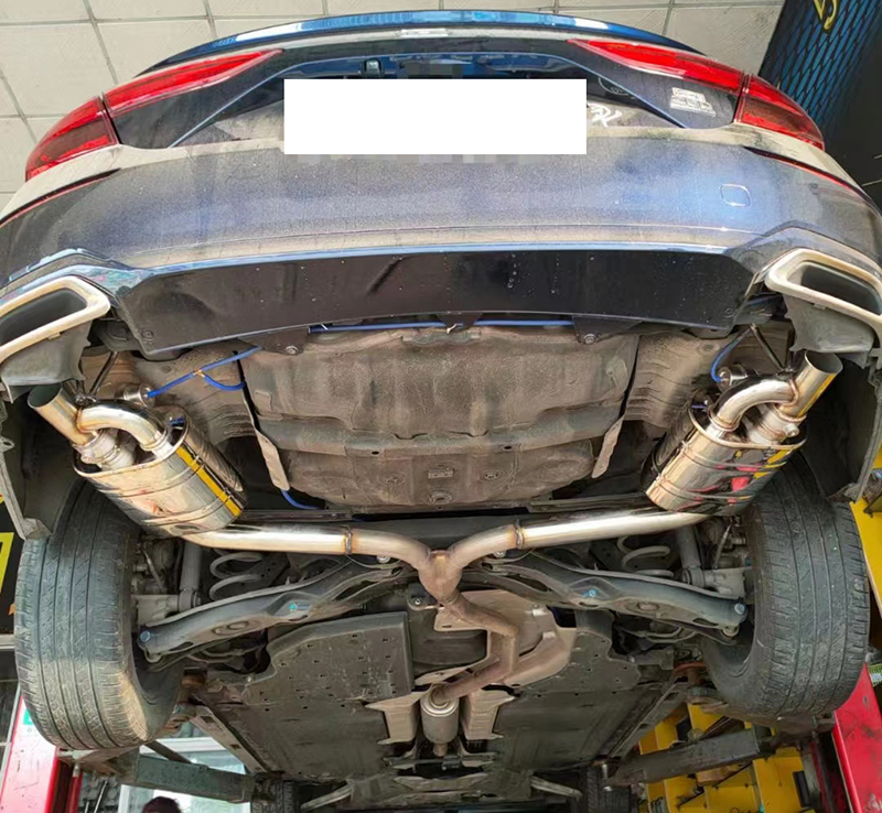 Глушитель выхлопа из нержавеющей стали с пультом ДУ