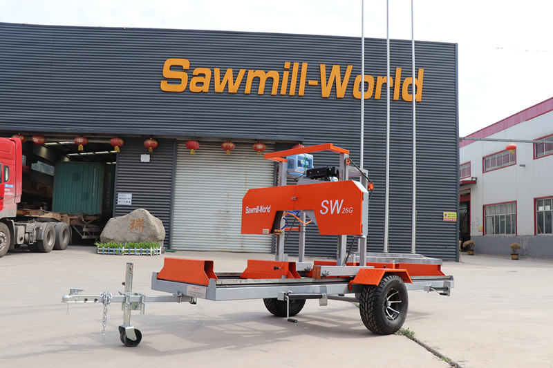 Mobile Sawmill SW 26 Ultra Portable Horizontal Band Saw for Wood