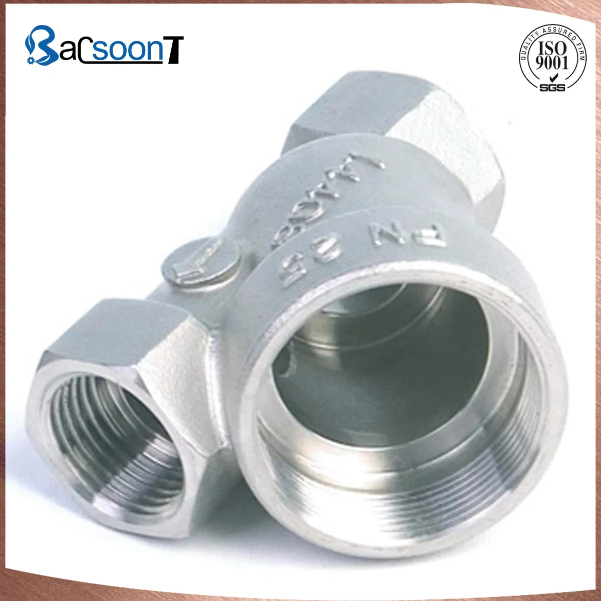 Customized Stainless Steel Precision Casting Pipe Fitting/Y Piece with Sandblasting/Machining/Mirror Polishing