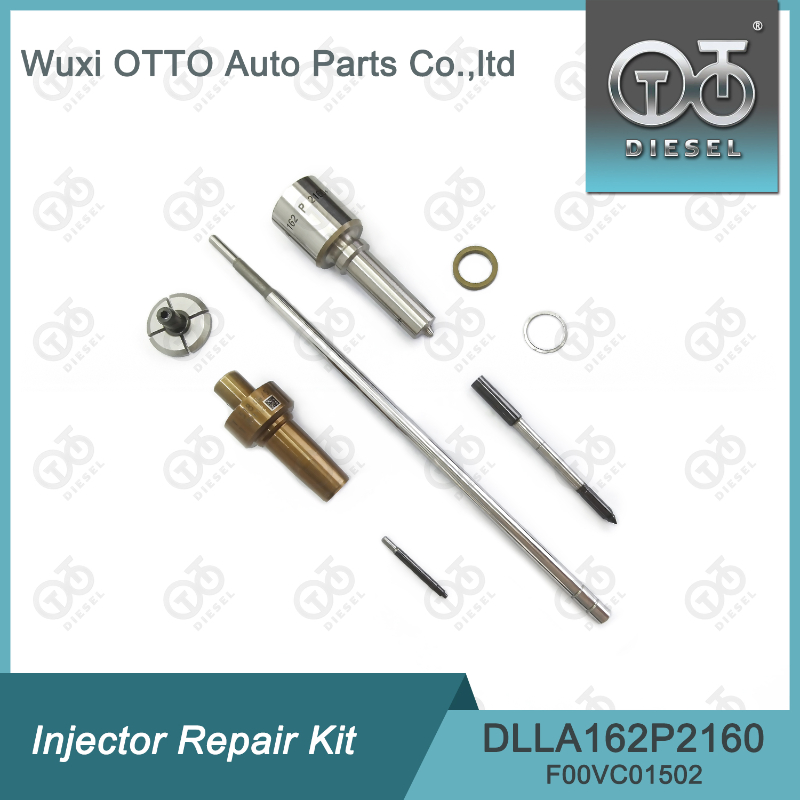 F00vc01502 / F00vc01517 Common Rail Injector Overhaul Kit for 0445110646 Fuel Injector Repair Kit Include Nozzle Dlla162p2160