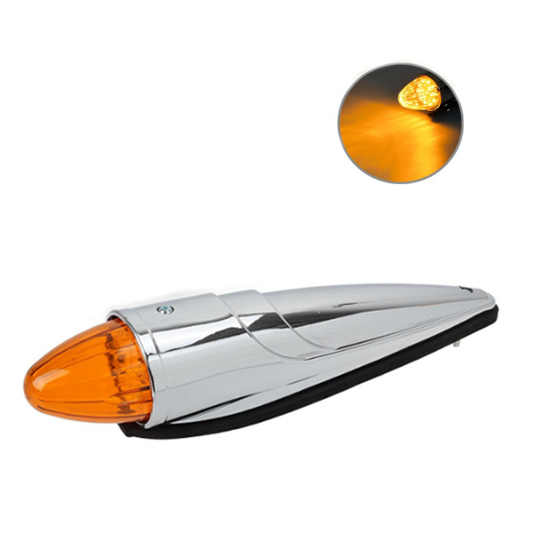 Светодиодный габаритный фонарь на крышу кабины, 17 LED, янтарный