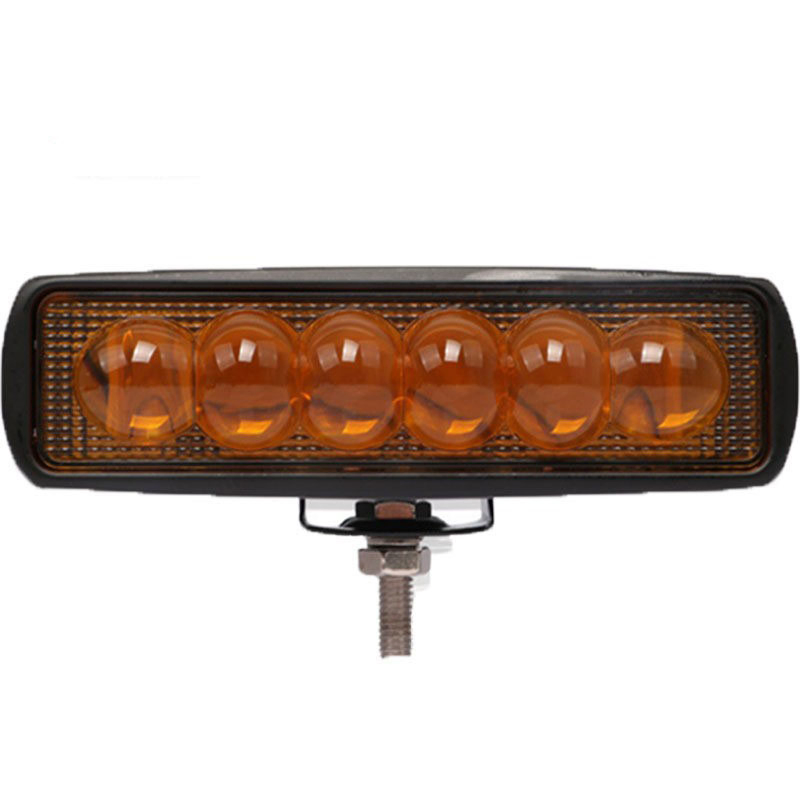 Желтая водонепроницаемая светодиодная световая балка 6LED для авто