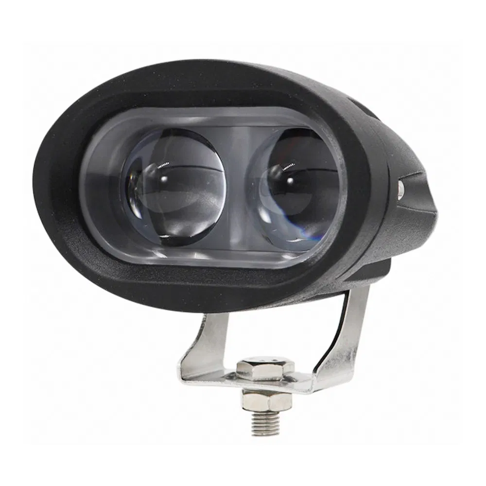 Super Bright 10-80V 20W Double Eyes LED Warning Spot Lamp Blue Red Zone Light Warehouse Safety Light Forklift Warning Light