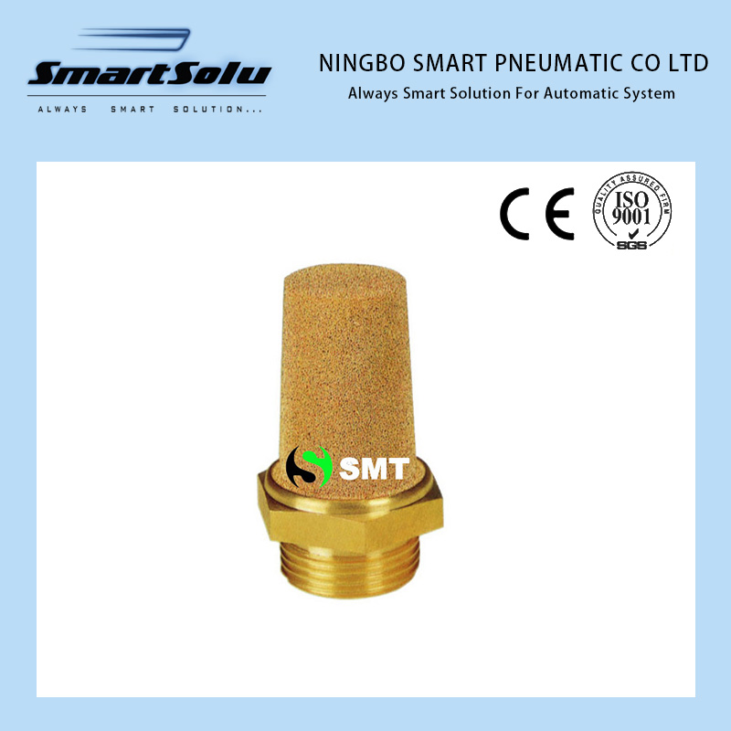 Пневматический глушитель выхлопа A Type, медный/латунный