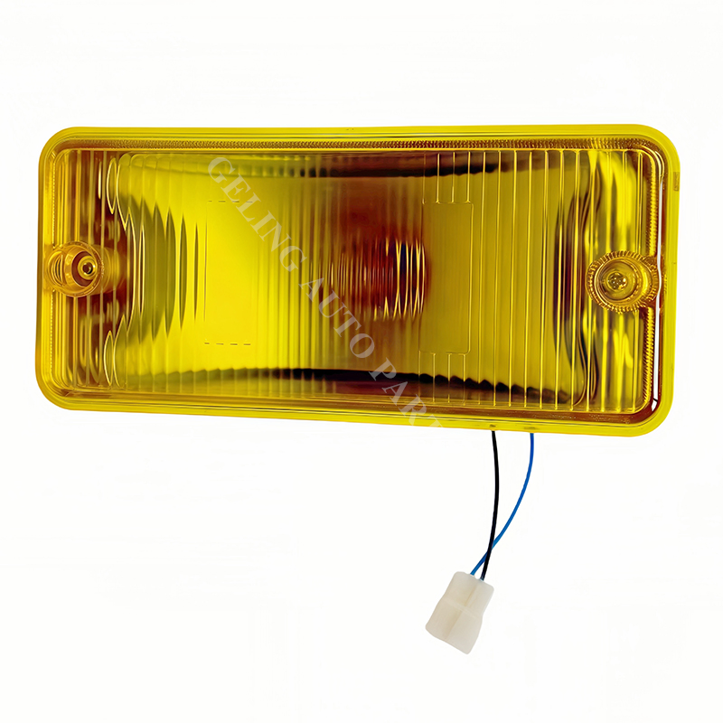 Противотуманная фара желтая для Mitsubishi Canter Fuso 1986-1991