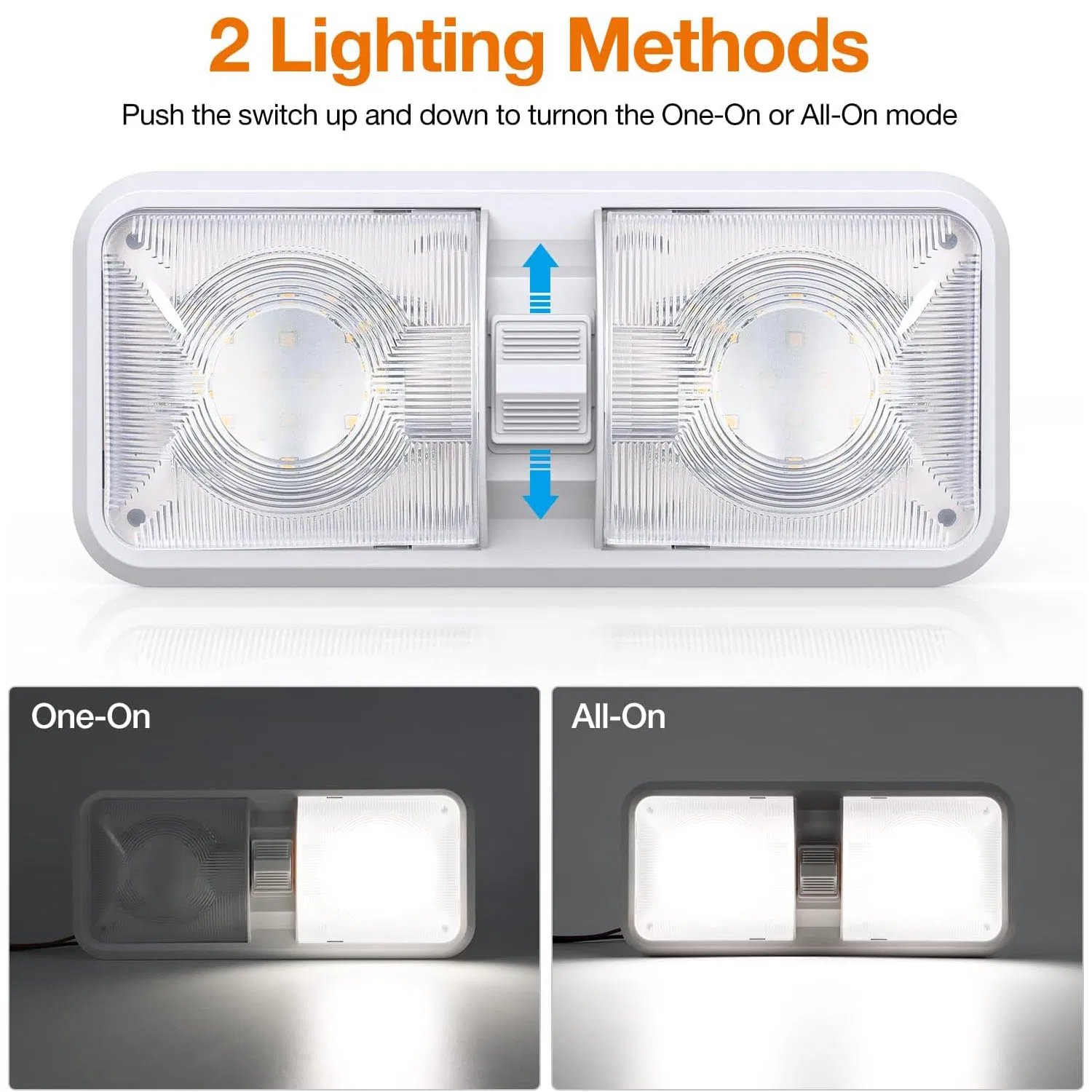 Прозрачная светодиодная лампа для чтения в авто