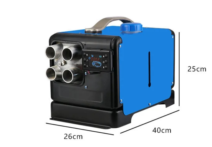 Портативный дизельный воздушный отопитель 2-8 кВт 12/24/220В
