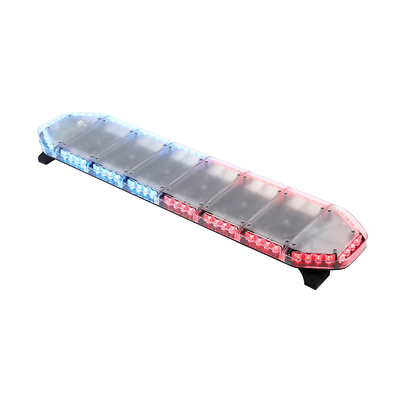 ECE R65 and Saej845 LED Recovery Rescue Vehicle Security Rotating Blue Emergency Lightbar in Linear Lens