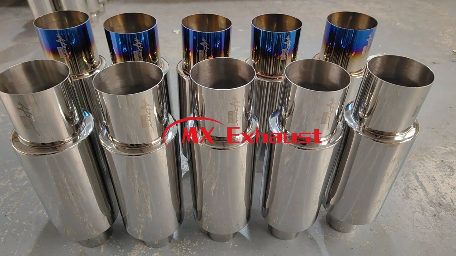 Наконечник глушителя SS201 зеркальная полировка 4''/5''