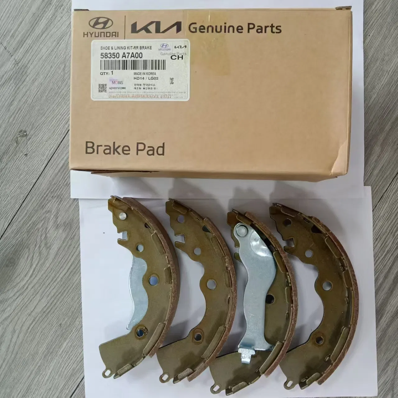 Тормозные колодки D349-7241 для Hyundai, Mitsubishi, Toyota