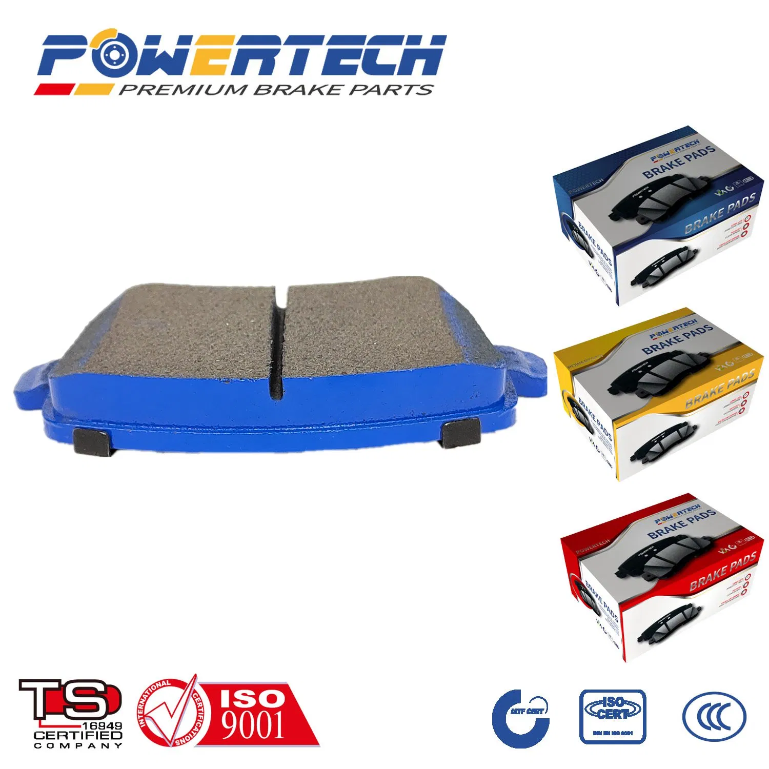 Тормозные колодки полуметаллические керамические для Toyota, Nissan, Honda