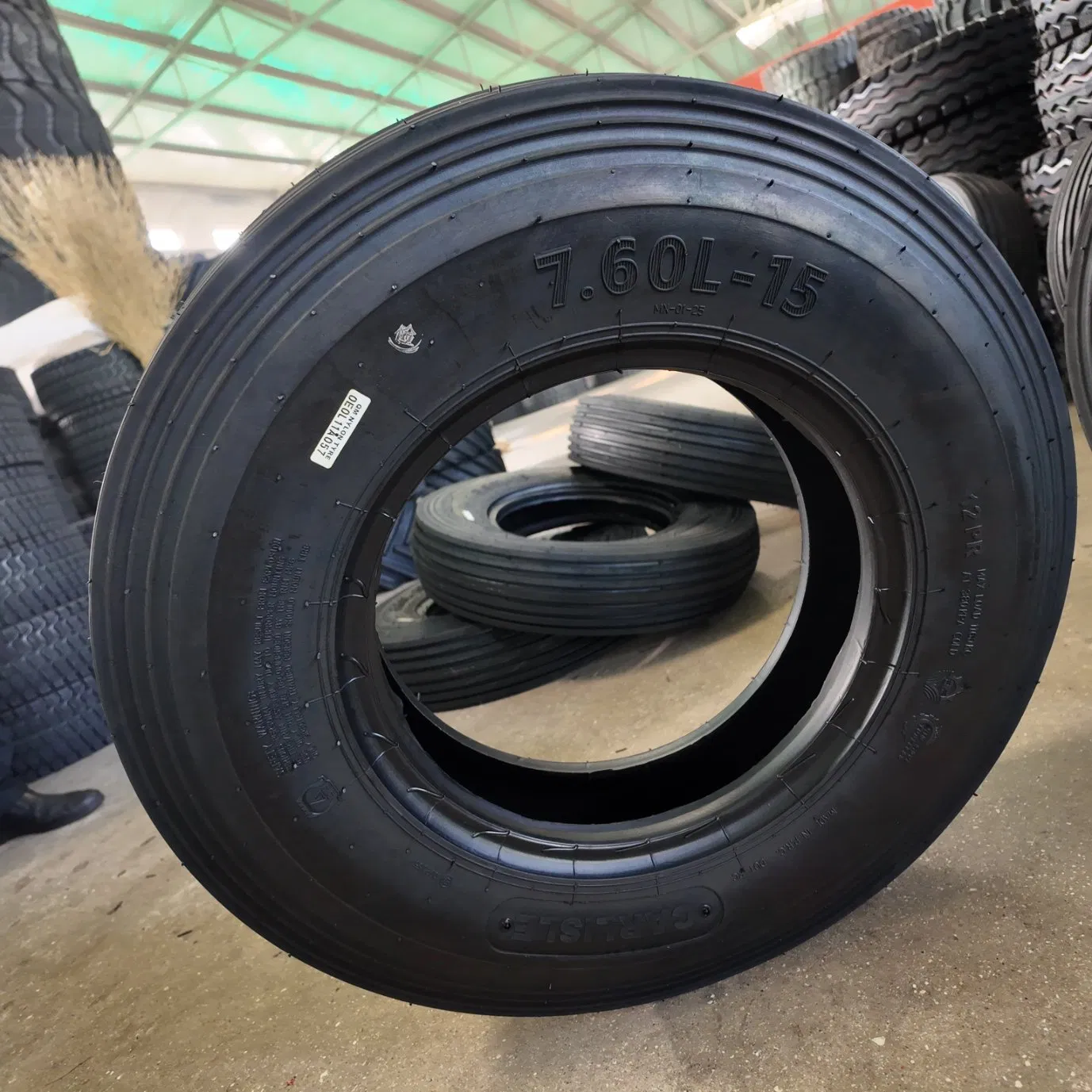 Heavy-Duty Pneumatic Tire 5.00-8 for Material Carts