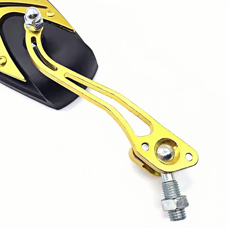 Motorcycle Rearview Mirror, Refit Aluminum Alloy Pole Motorcycle Rear Mirror, Side View