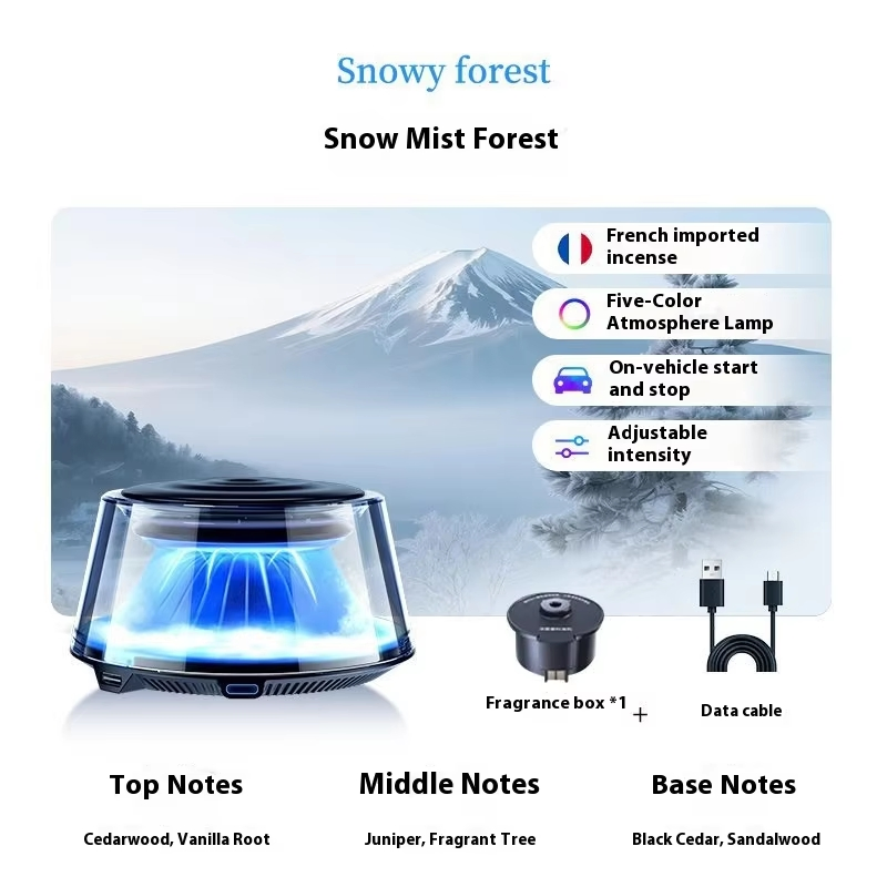 Умный аромадиффузор для авто с облачным туманом